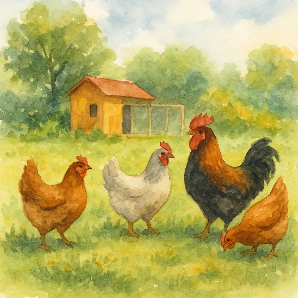Egg production issues illustration